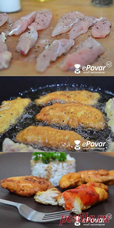 Куриное филе в кляре — Рецепт приготовления с фото — Горячие блюда, Блюда из птицы