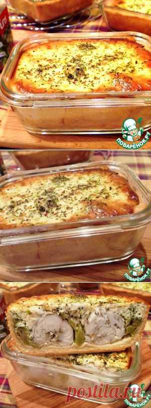 Киш с брокколи и треской - кулинарный рецепт