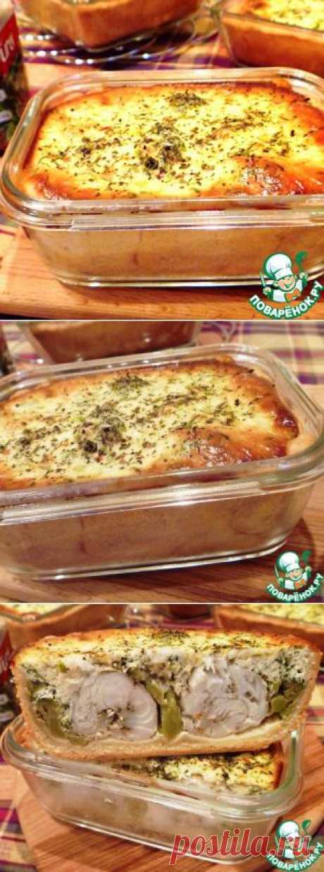 Киш с брокколи и треской - кулинарный рецепт