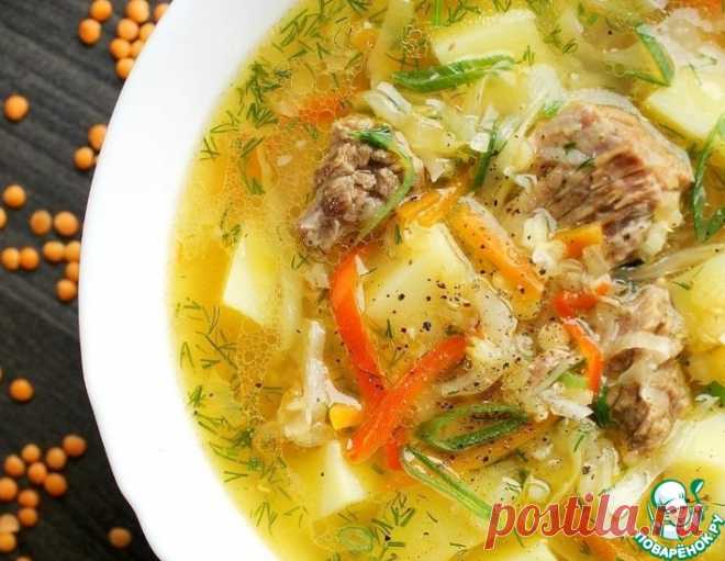 Чечевичный суп с капустой – кулинарный рецепт