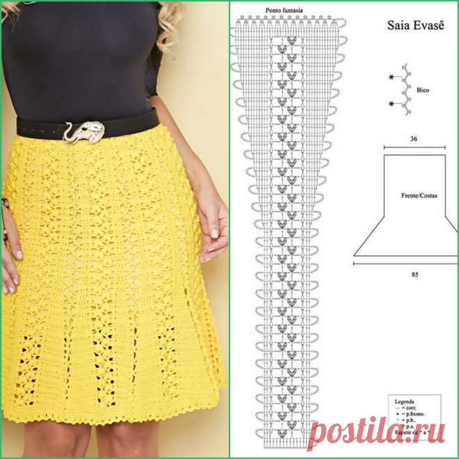 Замечательные юбки крючком! Схемы прилагаются. | Вяжем, лепим, творим, малюем) | Яндекс Дзен