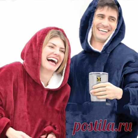 Плед толстовка с капюшоном Huggle Hoodie