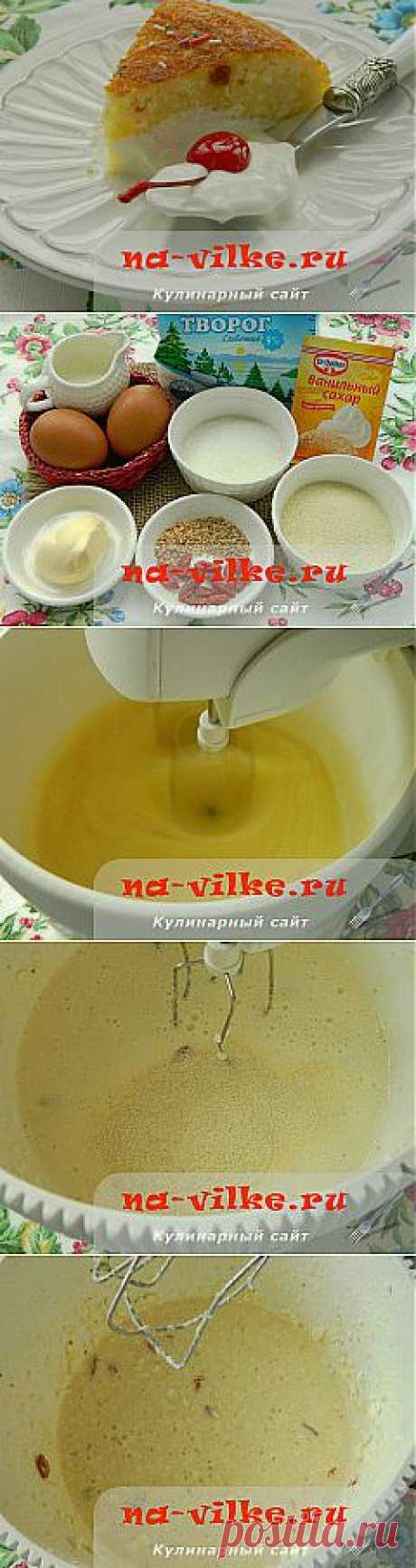 Запеканка из творога и манки в мультиварке - рецепт с фото