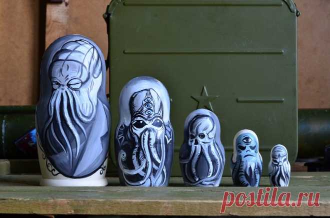 Монстры Говард Филлипс Лавкрафт русская гнездовье куклы 5 шт | Etsy