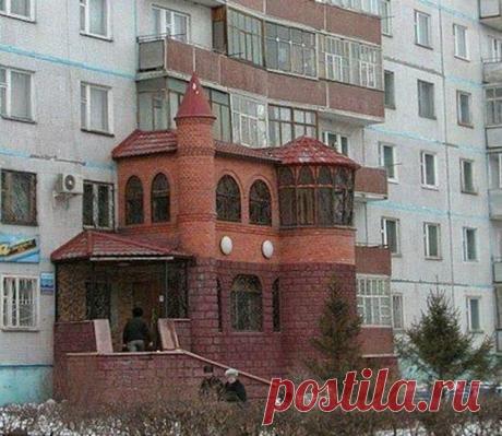 Обнаглевшие соседи, которые расширили балкон - Своими руками