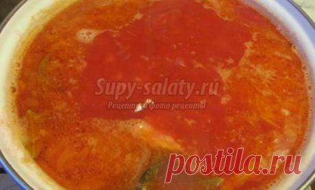 Традиционный красный борщ с ребрышками. Рецепт с пошаговыми фото