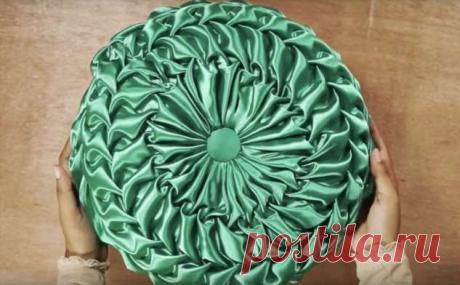 Декоративная подушка со складками | Краше Всех