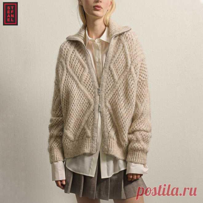 Моё недавнее открытие и новый любимчик. Stefanel — вяжем по мотивам бренда | Вяжем вместе! | Дзен