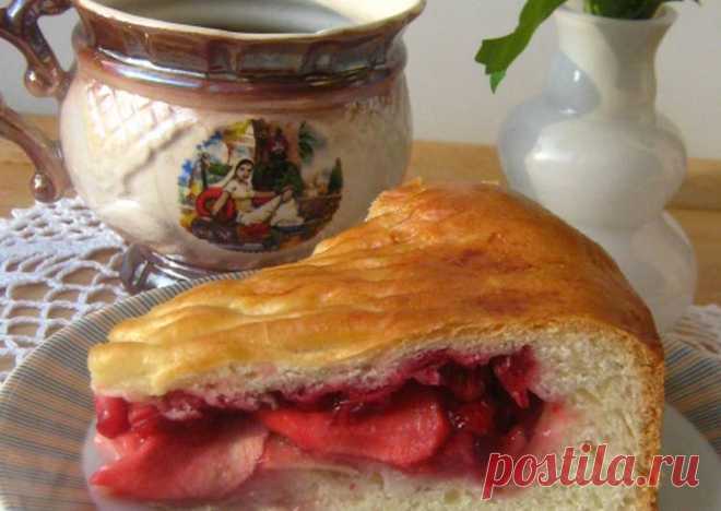 Брусничный пирог с яблоками - пошаговый рецепт с фото. Автор рецепта Ольга . - Cookpad