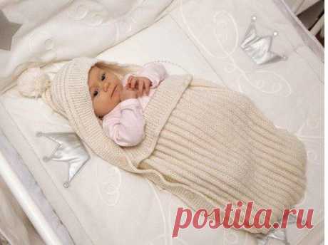 Вязаный конверт