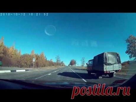 2018-10-12 Дорога с г. Городка до таможни РБ с РФ в Езерище. Снято видеорегистратором m525_80s