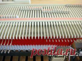 Вязание на машине. Детская шапочка с "ушками". Мастер-класс от ale_ks_a.