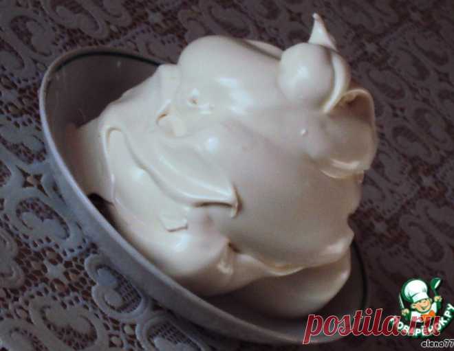 Меренговый крем с карамелью и кофе