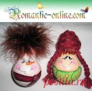 Новогодние украшения - елочные игрушки из лампочек / Новый год / Романтика - мир любви и романтики (картинки про любовь, рецепты и кулинария, красивые фото)