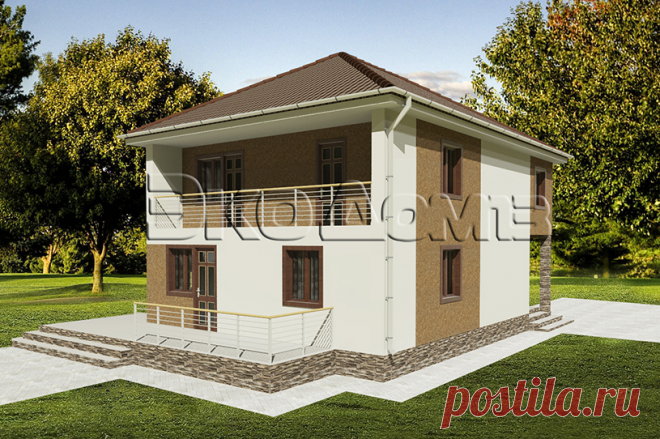 ДОМ 9 (10,4x7,4) в Ульяновске: проекты, цены | ЭкоДом13