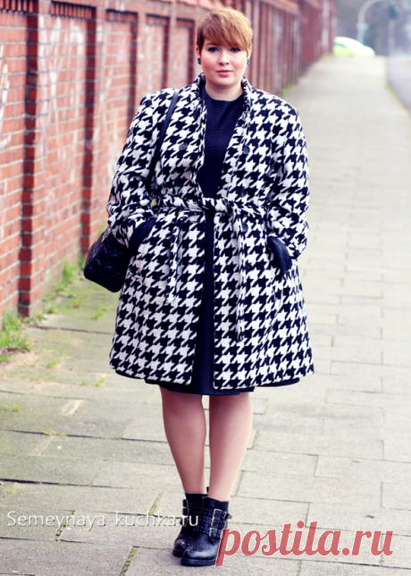 Пальто для полных (55 фото лучших моделей) | Семейная Кучка