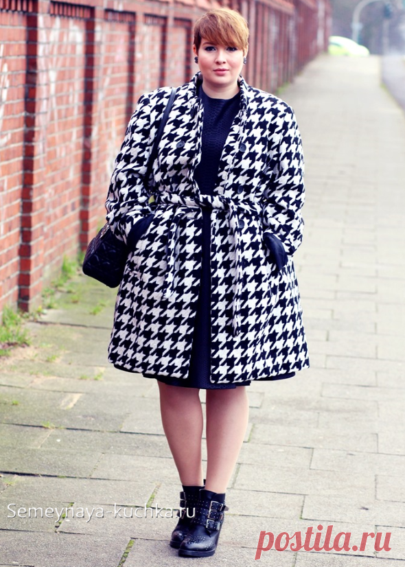 Пальто для полных (55 фото лучших моделей) | Семейная Кучка