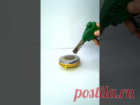 🌑 Как сделать прыгающий двигатель Стирлинга крутая игрушка своими руками #Shorts Игорь Белецкий