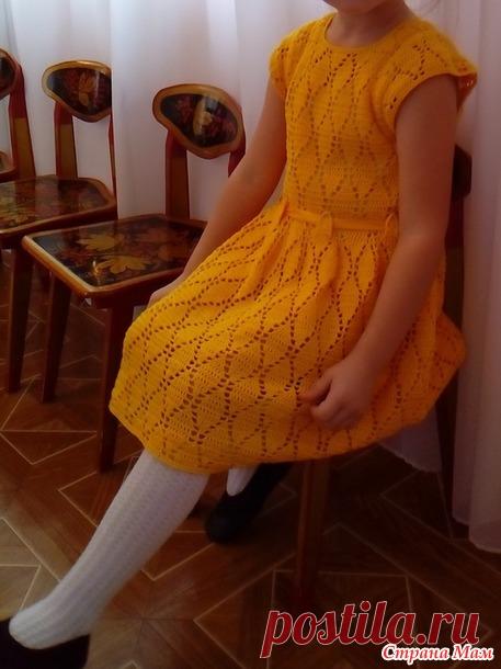 Осеннее платье - Вязание - Страна Мам