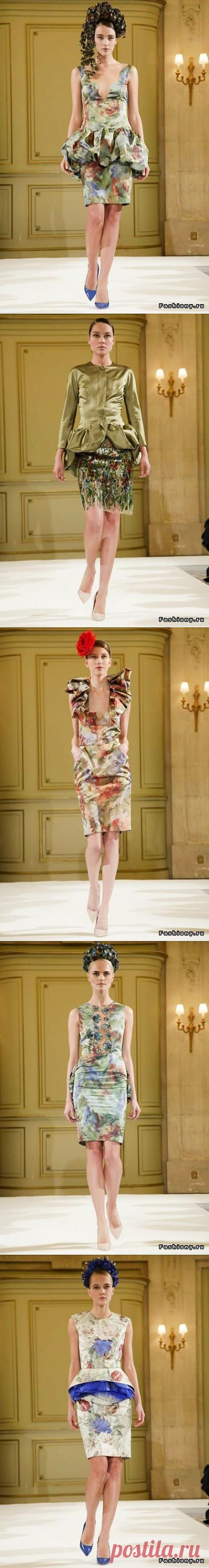 (+1) тема - Yulia Yanina Haute Couture Весна-Лето 2014 | Мода