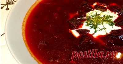 Как приготовить борщ — рецепт с фрикадельками | Домашняя кулинария