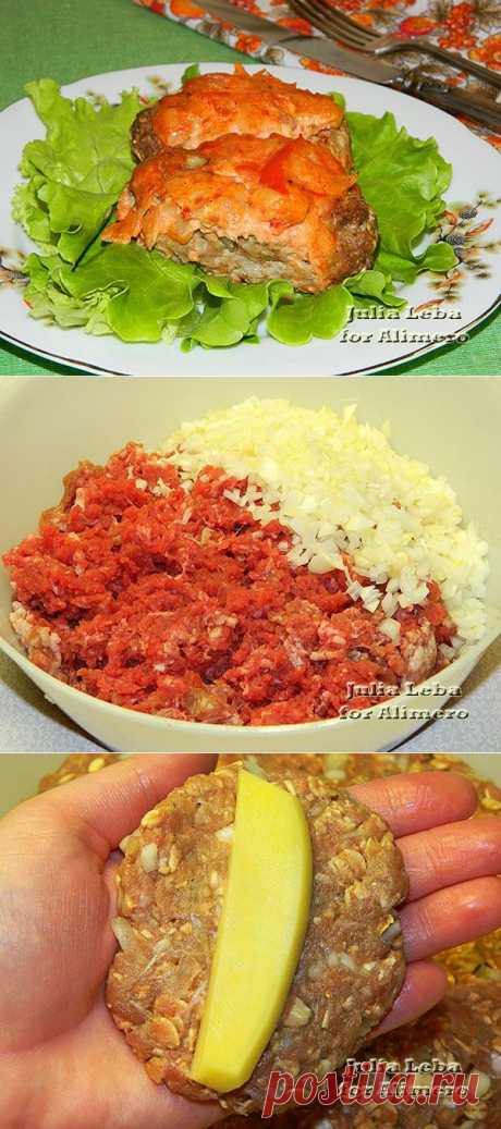 Котлеты с картофелем внутри