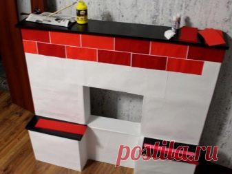 Камин из картона . Милая Я