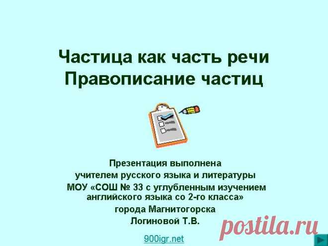 Частица как часть речи Правописание частиц - Картинка 911-1
