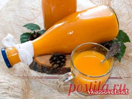 Тыквенный сок с мякотью на зиму, рецепт с пошаговыми фото