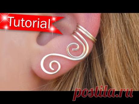 TUTORIAL Made EASY!  - Make Cascade Swirl Ear Cuffs - DIY