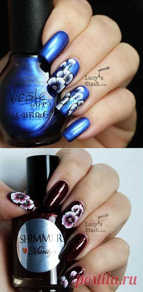 Китайская роспись ногтей пошагово