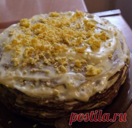 Печеночный торт ооооочень нежный : Закуски и бутерброды