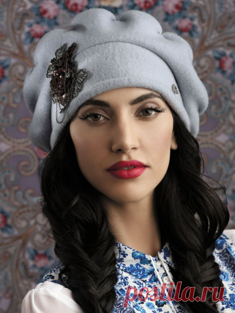 Стильный глубокий берет Willi Irena - Malinka-fashion.ru