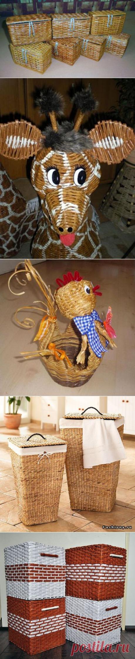 Плетение из газет | Творческая мастерская &quot;В стиле Геммы&quot;