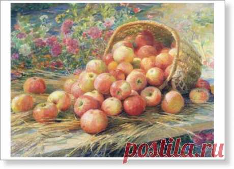 Сычков Федот. Алма-атинские яблоки. Репродукция A3