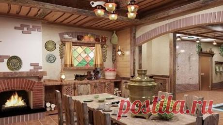 Деревенский стиль в интерьере дома и квартиры (10 фото)