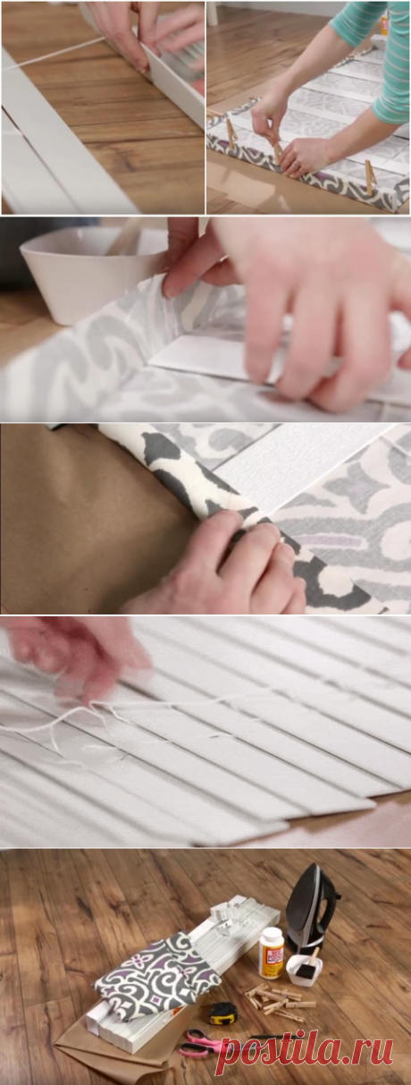 Новая жизнь старым жалюзи: отличный мастер класс