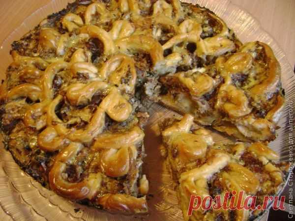 Мясной пирог "Хризантема" | Ваши любимые рецепты