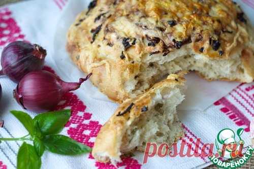 Хлеб сырно-луковый 