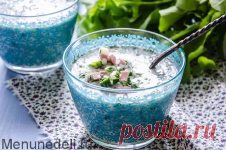 Окрошка с лимонным соком / Меню недели