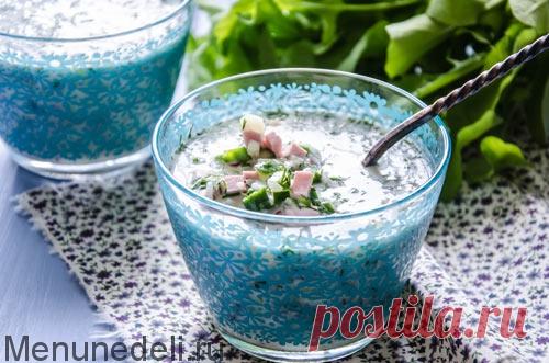 Окрошка с лимонным соком / Меню недели