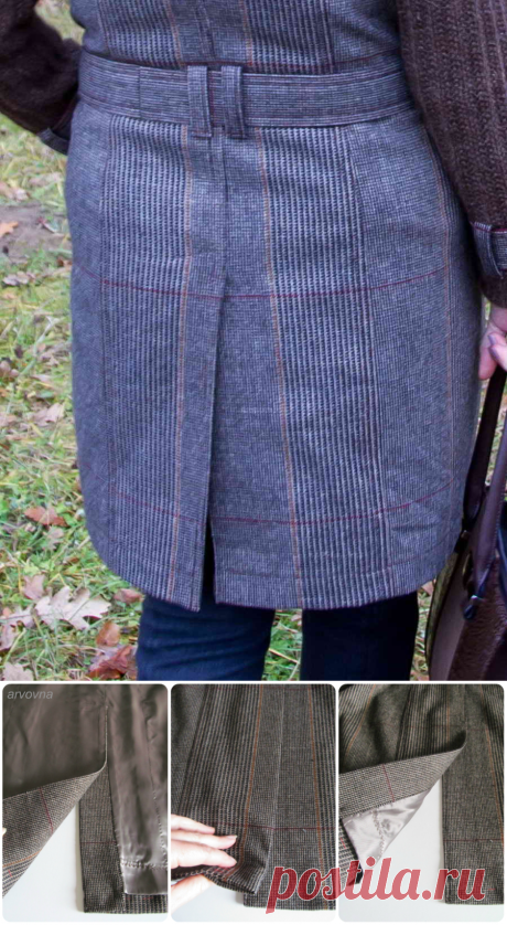 Шлица в верхней одежде. Часть1 - подготовка / Мастер-классы / Burdastyle