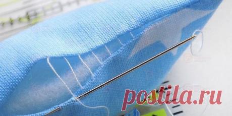 Потайной шов вручную