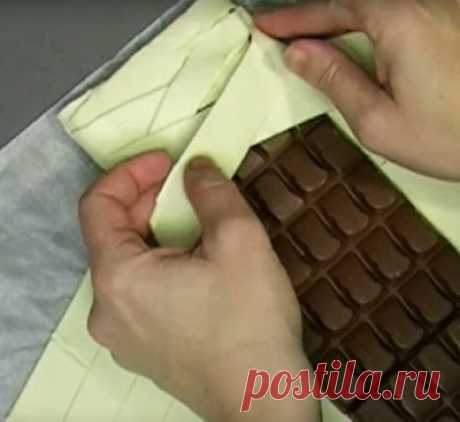 Крутой десерт из шоколада в духовке