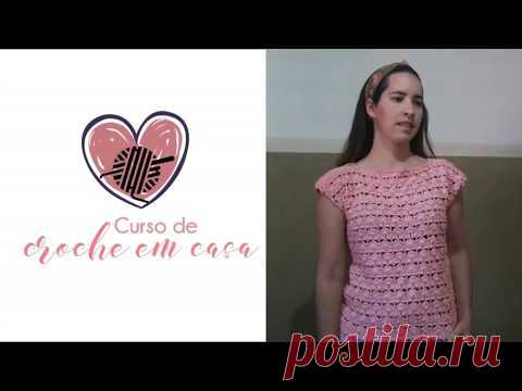blusa de crochê fantasia♥♥
