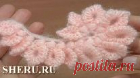 Завитки крючком ирландского кружева - Урок вязания 89 В этом уроке ирландского кружева смотрите вязания красивых завитков крючком. Такие элементы используются не только в кружевных техниках вязания, а в технике фриформ.