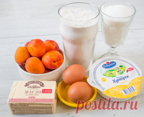 Рецепт абрикосового пирога со штрейзелем на творожном тесте на Вкусном Блоге