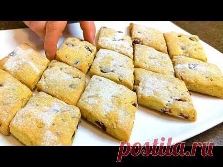 НЕЖНЕЙШЕЕ ПЕЧЕНЬЕ К ЧАЮ ЗА 10 минут+выпечка! БЫСТРОЕ И ОЧЕНЬ ВКУСНОЕ!!!