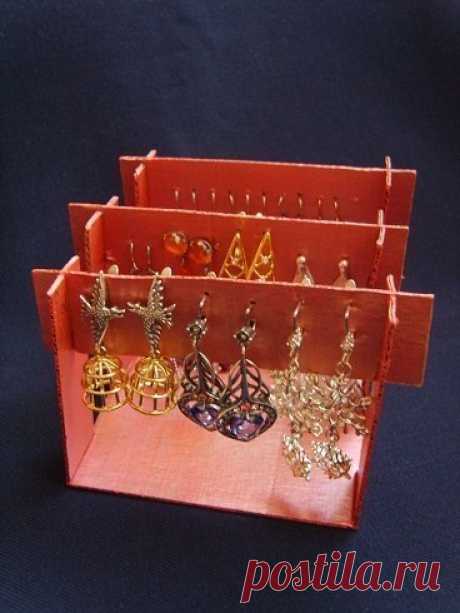 Стойка из картона для ваших украшений — Сделай сам, идеи для творчества - DIY Ideas
