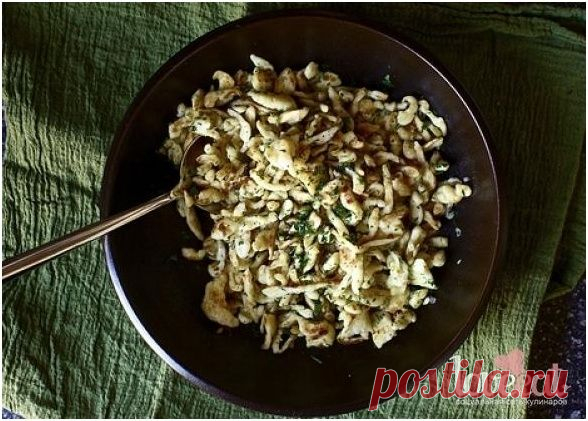 Готовим немецкие клёцки — шпецле